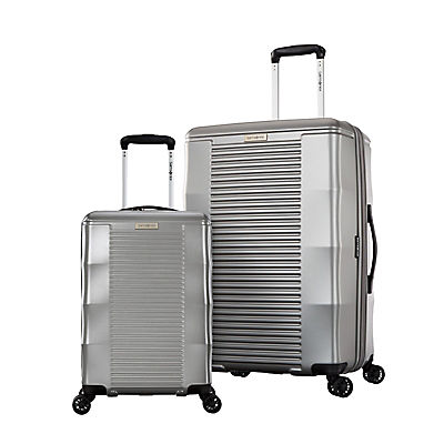 Samsonite Easelite XLT 2-Pc. Hardside Luggage Set - Silver