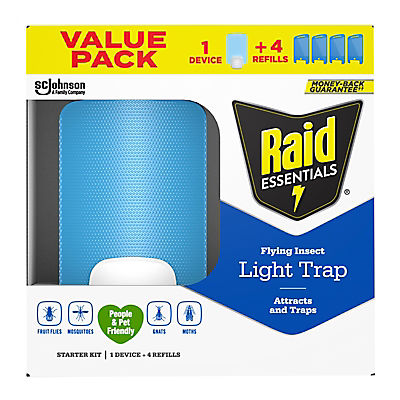 RAID Essential Flying Insect Light Trap | ShelHealth