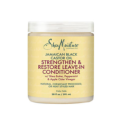 SheaMoisture Leave-In Conditioner Jamaican Black Castor Oil Conditioner, 20 oz.