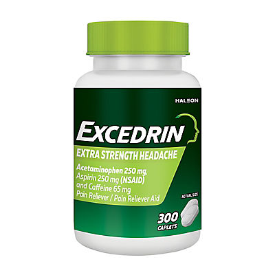 Excedrin Extra Strength Pain Relief Caplets, 300 ct.