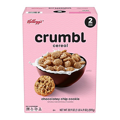 Crumbl Breakfast Cereal Kids Cereal Family Breakfast - Chocolatey Chip Cookie, 20.9 oz.