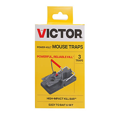 Victor Power-Kill Mouse Trap, 3-Pk.