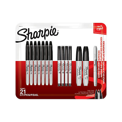 Medical Sharpie Sharpie Assorted Tip Permanent Markers, 21 ct. | ShelHealth