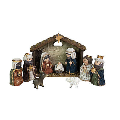 Berkley Jensen 11-Pc. Miniature Nativity Set