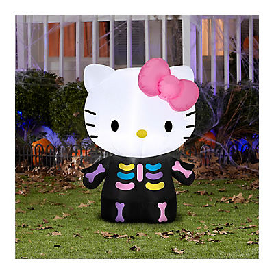 Hello Kitty Skeleton Inflatable