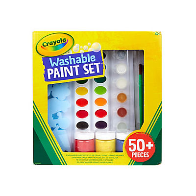 Crayola Washable Paint Set, 50-Pc. Gift for Kids