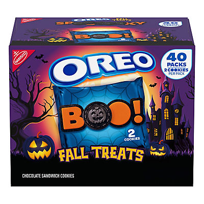 Oreo Fall Treats Orange Creme Sandwich Cookies, 40 pk.