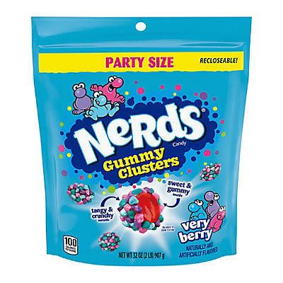 Nerds Gummy Clusters Very Berry, 32 oz.