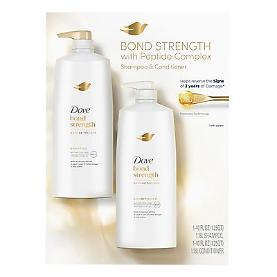 Dove Damage Therapy Bond Strength Shampoo & Conditioner, 2 pk./40 oz.