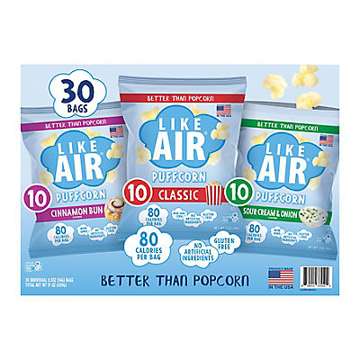 Like Air Puff Corn Variety Pack, 30 ct./0.5 oz.