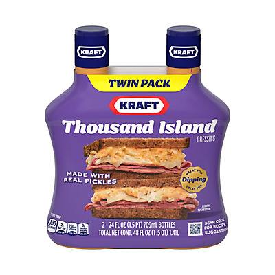 Kraft Thousand Island Dressing, 2 pk./24 oz.