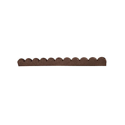 GroundSmart Scalloped Edger, 4 pk. - Brown