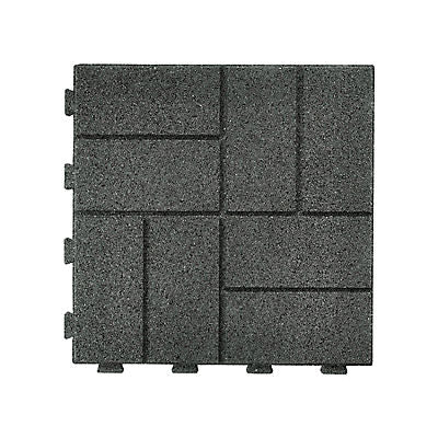 GroundSmart 16" Interlock Paver, 9 pk. - Grey
