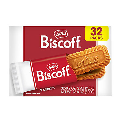 Lotus Biscoff Cookies, 32 ct./2 pk.