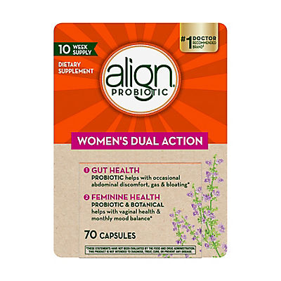 Align Probiotic, Women's Dual Action, Probiotics for Women, Multi-Strain Probiotic, 70 ct.