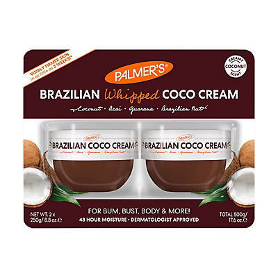 Palmer's Brazilian Coco Whipped Bum, Bust And Body Cream, 2 pk./8.8 oz.