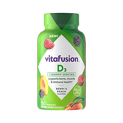 Vitafusion Vitamin D Gummy Vitamins, 150 ct.