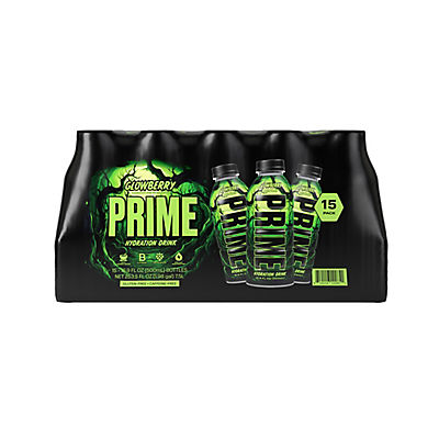 Prime Hydration Drink Glowberry, 15 pk./16.9 fl. oz.