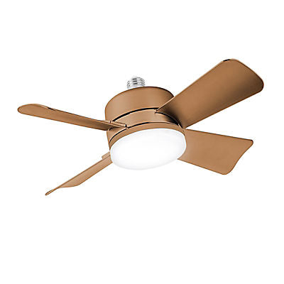 Bell + Howell Socket Fan Light - Bronze Gold Finish