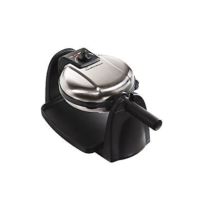 Hamilton Beach Removable Grid Flip Waffle Maker - Stainless Steel/Black