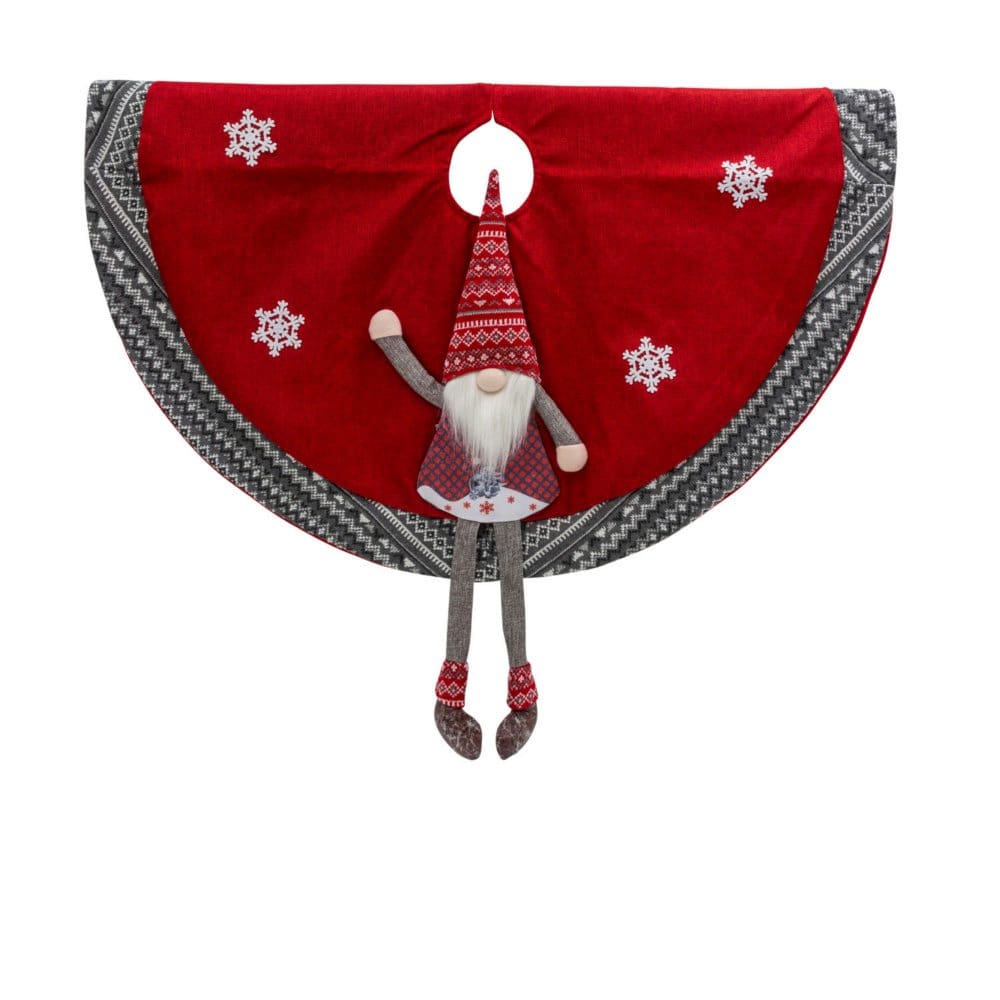 35.4 Lighted Gnome Tree Skirt - Ornaments & Tree Trim - ShelHealth