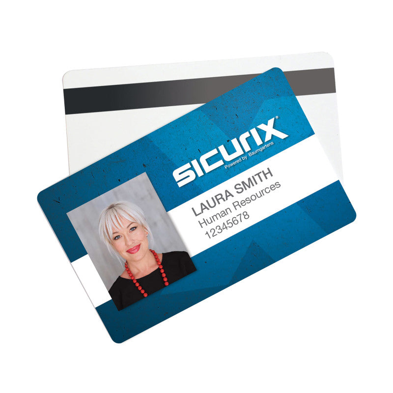 Magnet Stripe Blank Id Cards 100/Pk White