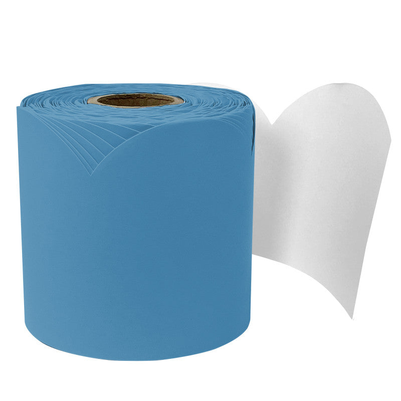 Ocean Blue Rolled Scalloped Borders (Pack of 6)