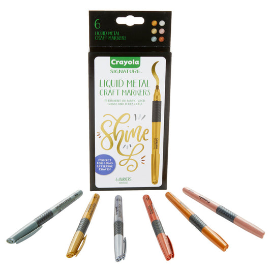 6Ct Liquid Metal Craft Markers (Pack of 3)