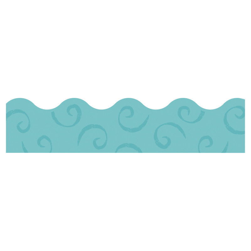 Teal Swirls Terrific Trimmers (Pack of 10)