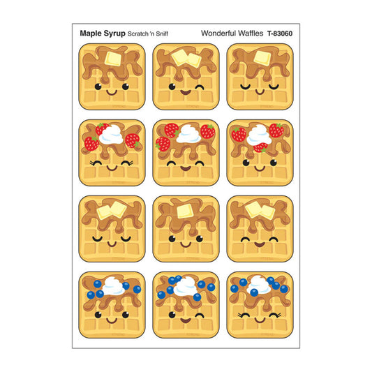Stinky Stickers Maple Syrup Scent Wonderful Waffles (Pack of 12)