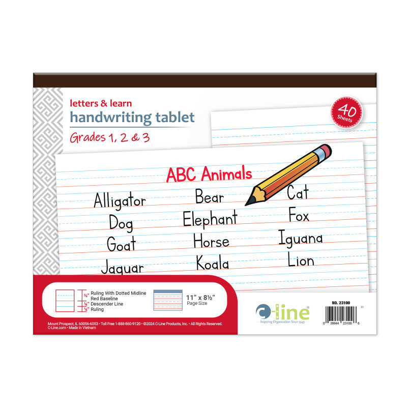 Letters & Learn Handwriting Tablet (Pack of 12)