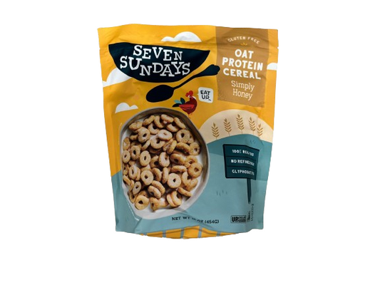 Seven Sundays Oat Protein Cereal Simply Honey, 16 oz.