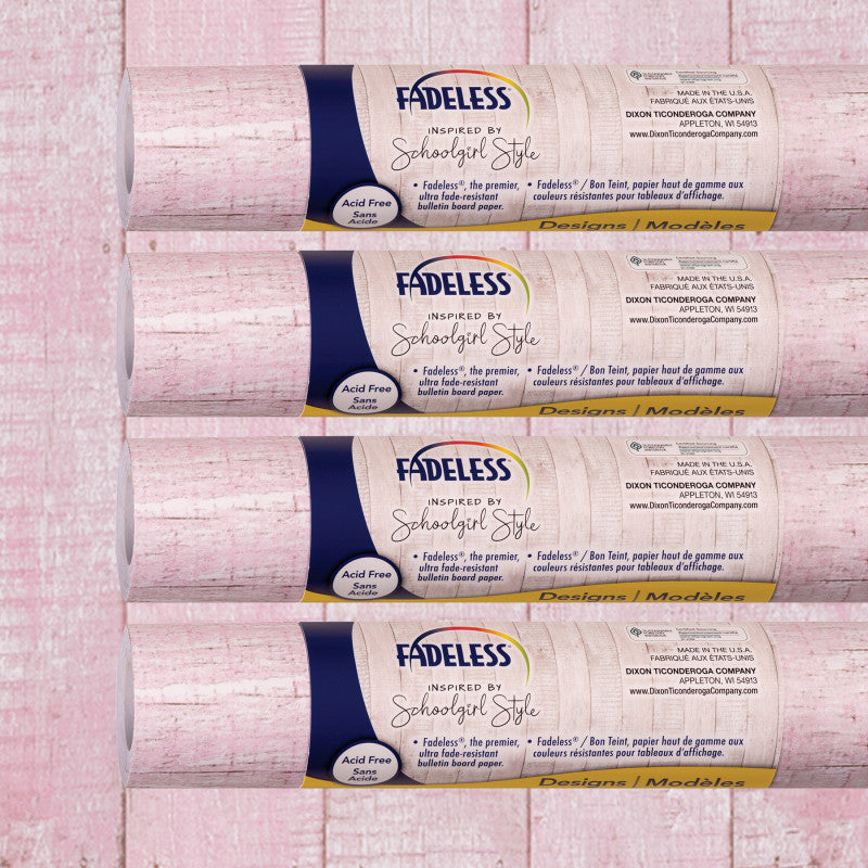 Southern Pink 47.25Inx12Ft 4Rls Fadeless Schoolgirl Style