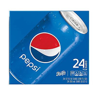 Pepsi Soda, 24 pk./12 oz. cans