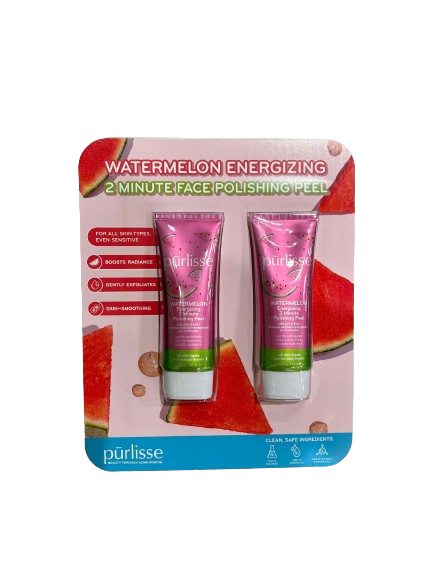 Purlisse Watermelon Energizing Face Polishing Peel, 2 x 2.5 oz.