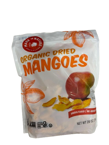 Made in Nature Organic Dried Mangoes, 28 oz.