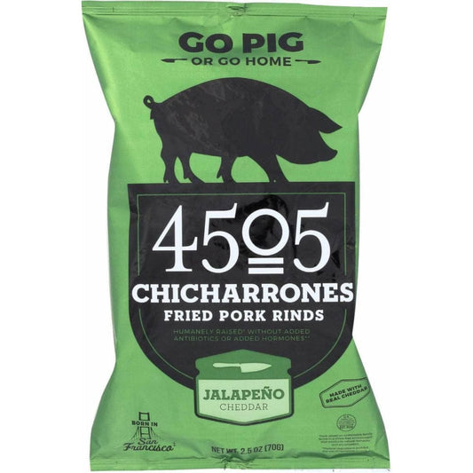 4505 MEATS 4505 Meats Chicharrones Jalapo Chedd, 2.5 Oz