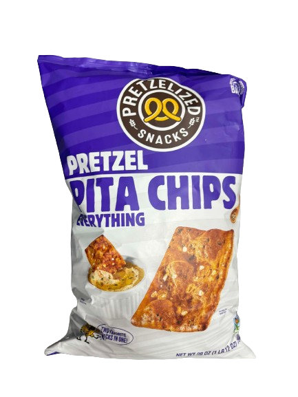 Pretzelized Snacks, Pretzel Pita Chips, 28 oz.