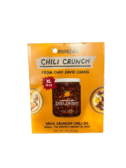 momofuku Chili Crunch - Spicy, Crunchy Chili oil, 16 oz.