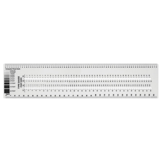 Graphic Arts Ruler (Pack of 12)