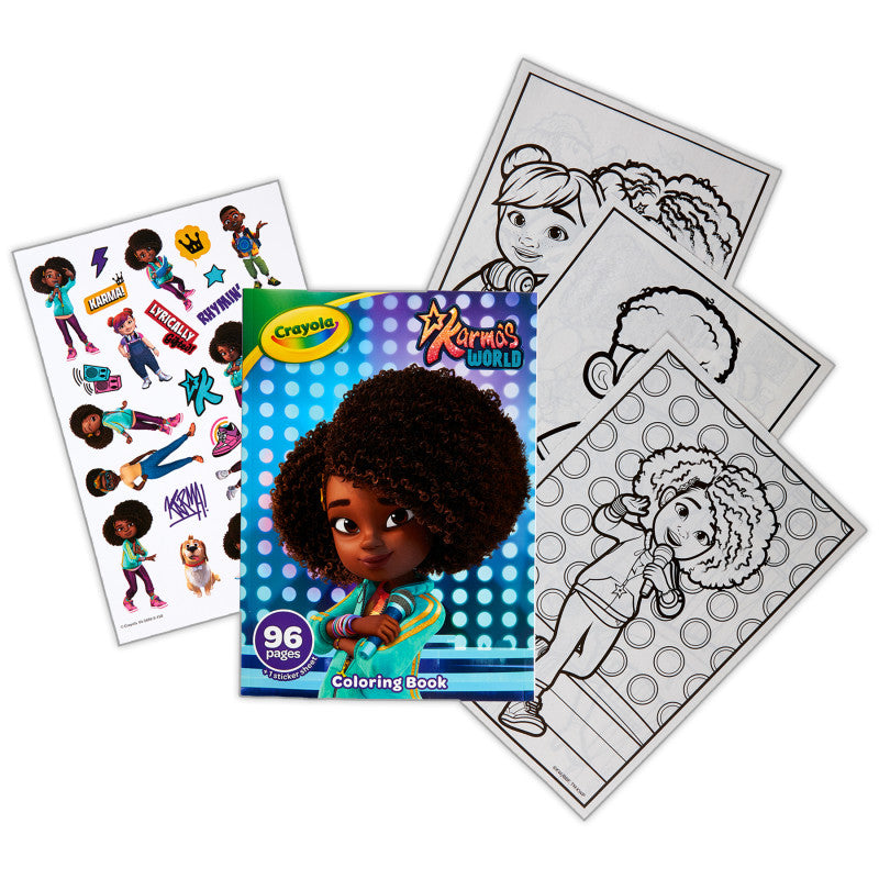 Karmas World 96Pg Coloring Book (Pack of 12)