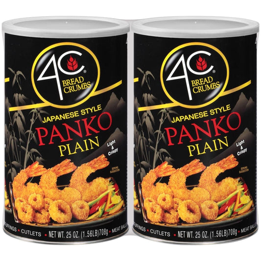 4C 4C Foods Japanese Style Panko Plain Bread Crumbs 2 pk./25 oz. - Home/Grocery Household & Pet/Canned & Packaged Food/Baking & Cooking