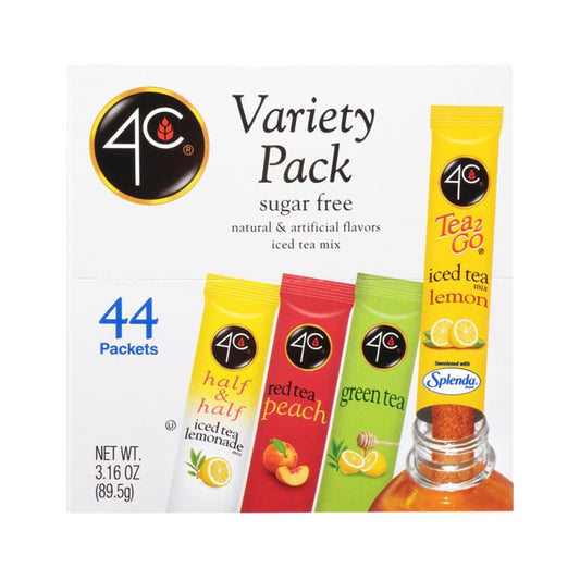 4C Foods Tea 2 Go Stix Variety Pack 44 ct. - 4C