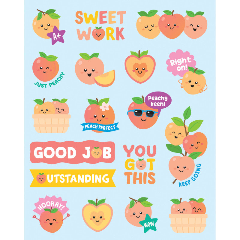 Peach Smelly Stickers (Pack of 12)