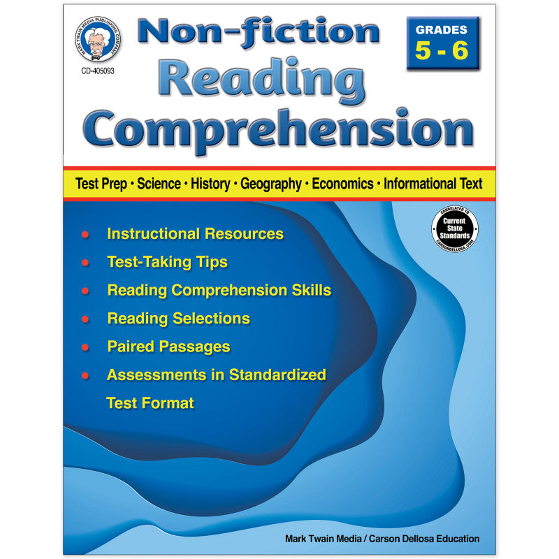 Nonfiction Reading Comprehen Gr 5-6 (Pack of 6)
