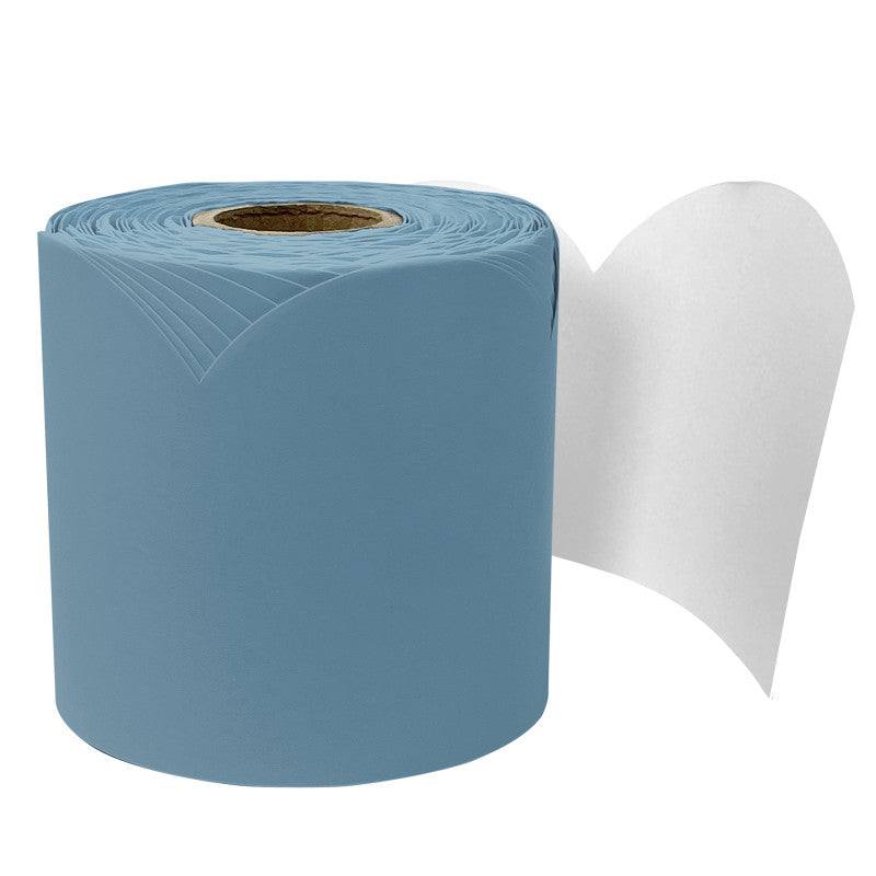 Stone Blue Rolled Scalloped Borders (Pack of 6)