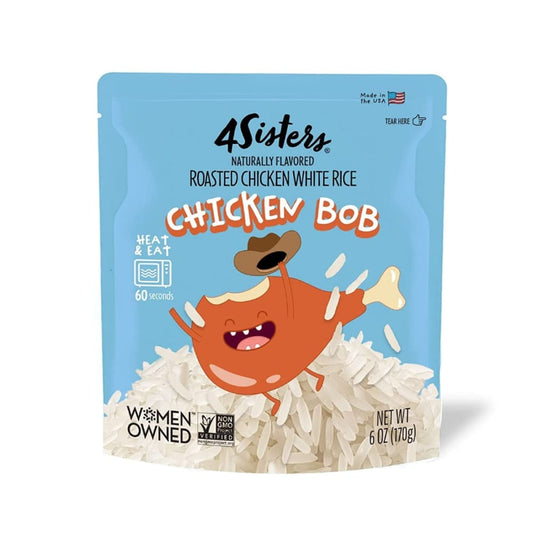4SISTERS: Rice Organic White Roasted Chicken Bob 6 OZ (Pack of 5) - Beverages > Coffee Tea & Hot Cocoa - 4SISTERS