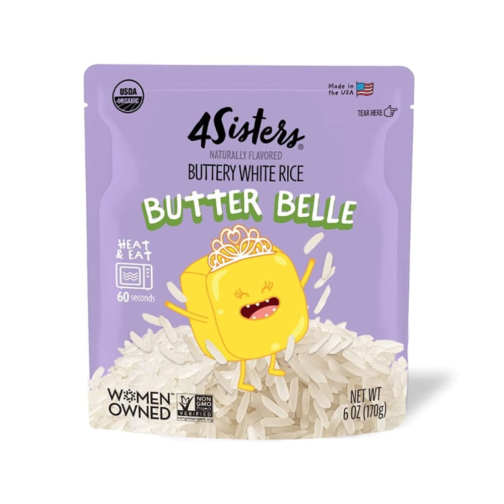4SISTERS: Rice White Buttery Rte 6 oz (Pack of 5) - 4SISTERS