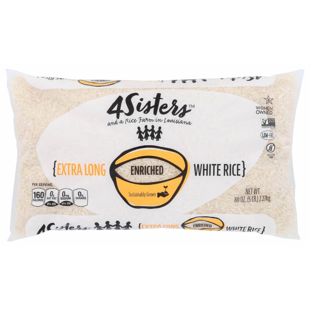 4SISTERS Grocery > Pantry > Rice 4SISTERS: Rice White Long Grain, 5 lb