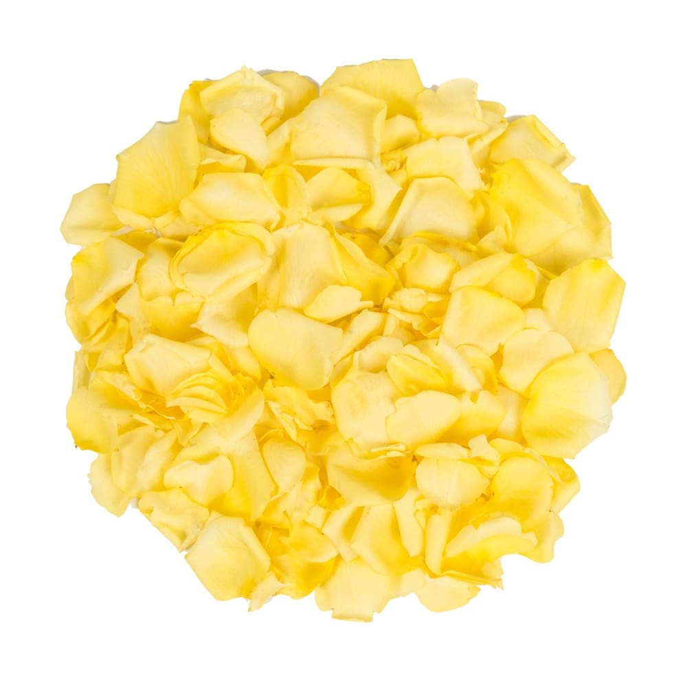 5,000 Rose Petals - Yellow - InBloom